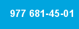 977 681-45-01 977 681-45-01